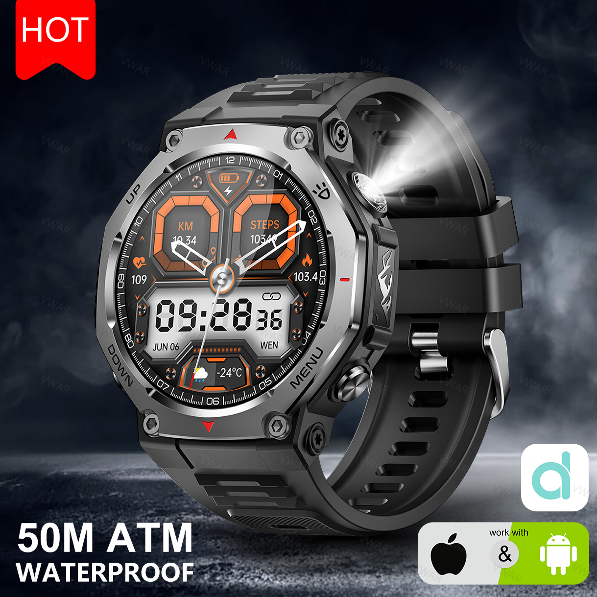 VWAR T-Rex Ultra Smart Watch w - Watch Vs Amazfit recensie en prijs