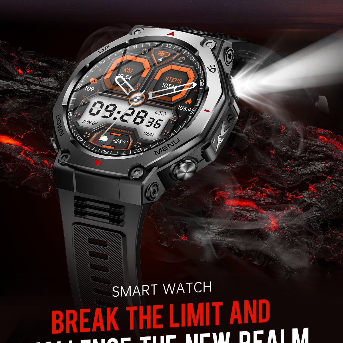 VWAR T-Rex Ultra Smart Watch w - Watch Vs Amazfit recensie en prijs