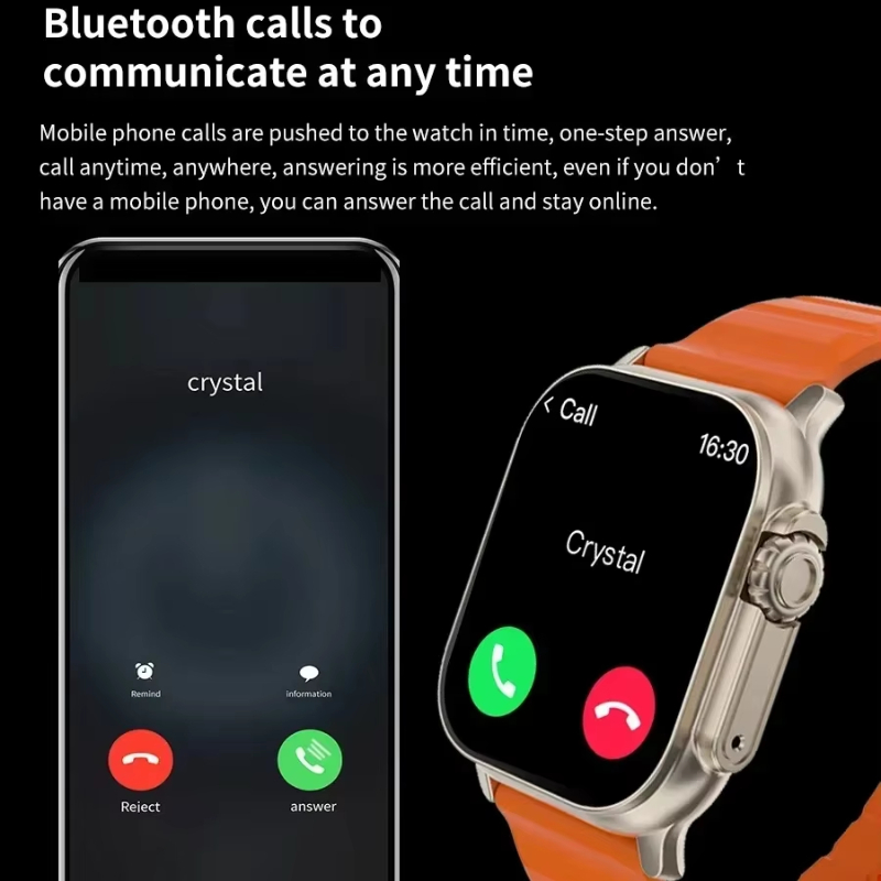 New Watch T10 Ultr Smart Watch - Smartwatch Watches With Bluetooth recensie en prijs
