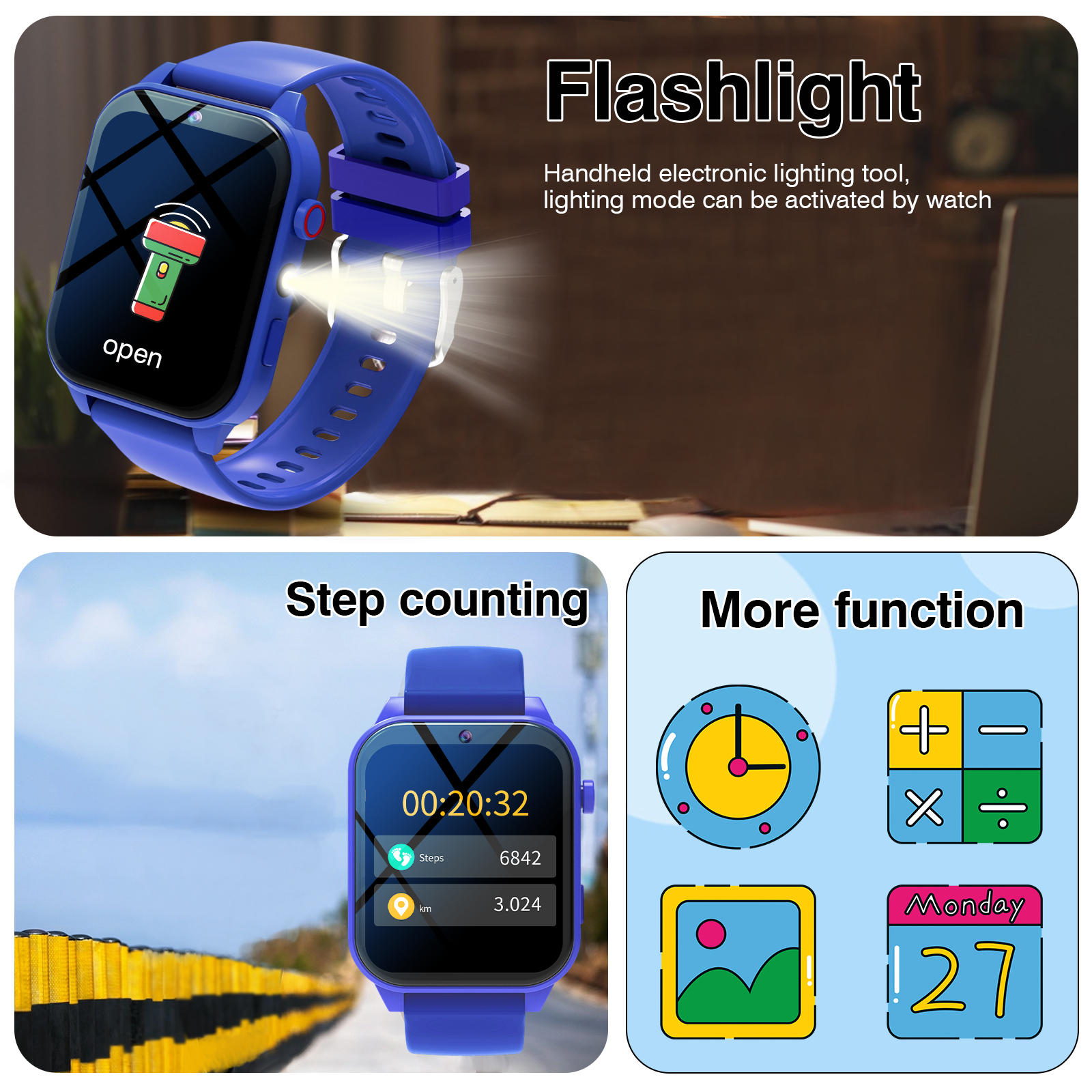 Kids′s Smart Watch 18 Games Ca - Smartwatch Digital Watches For Kid Boy recensie en prijs