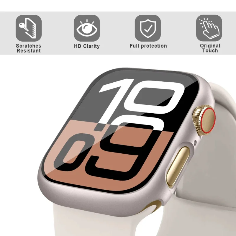 Glass + Case for Apple Watch 4 - Iwatch Smartwatch Series 7 recensie en prijs
