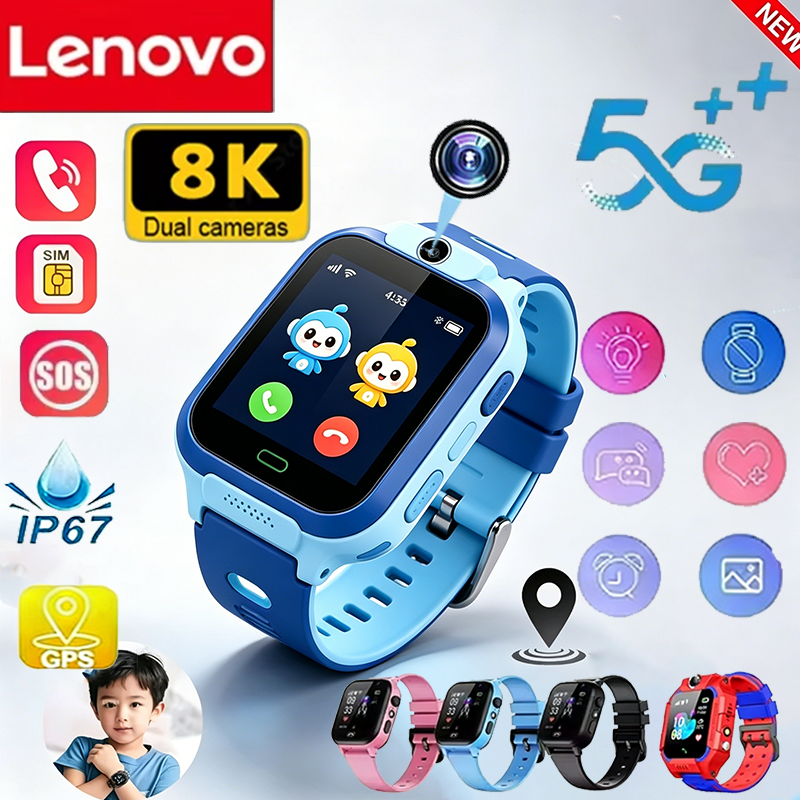 Lenovo 5G Kids Smart Watch 8K  - Smartwatch Watches For 12 Year Old Boy recensie en prijs