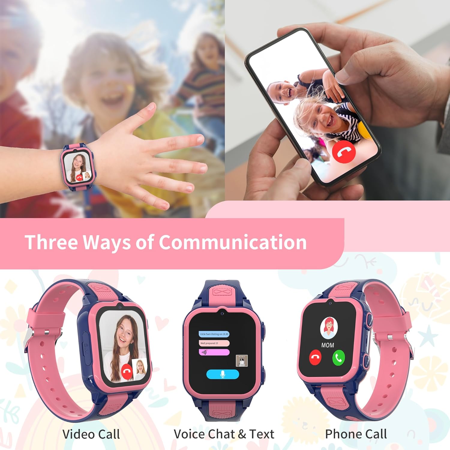 4G Kids Smart Watch with GPS T - Smartwatch Watches Kids recensie en prijs