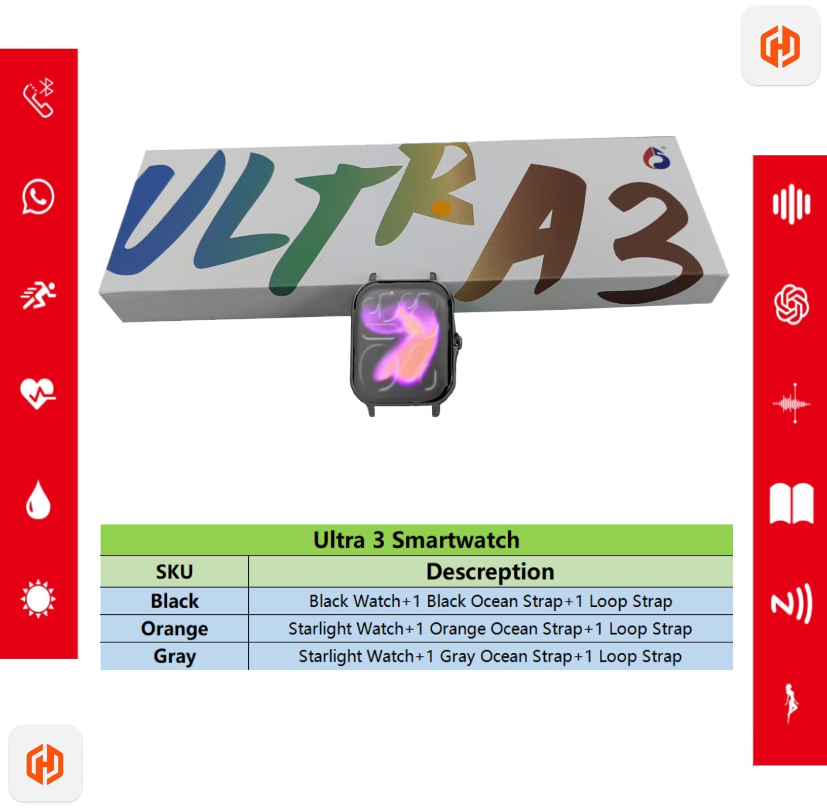 Choice Watch Ultra3 Smartwatch - Watch Iwo recensie en prijs