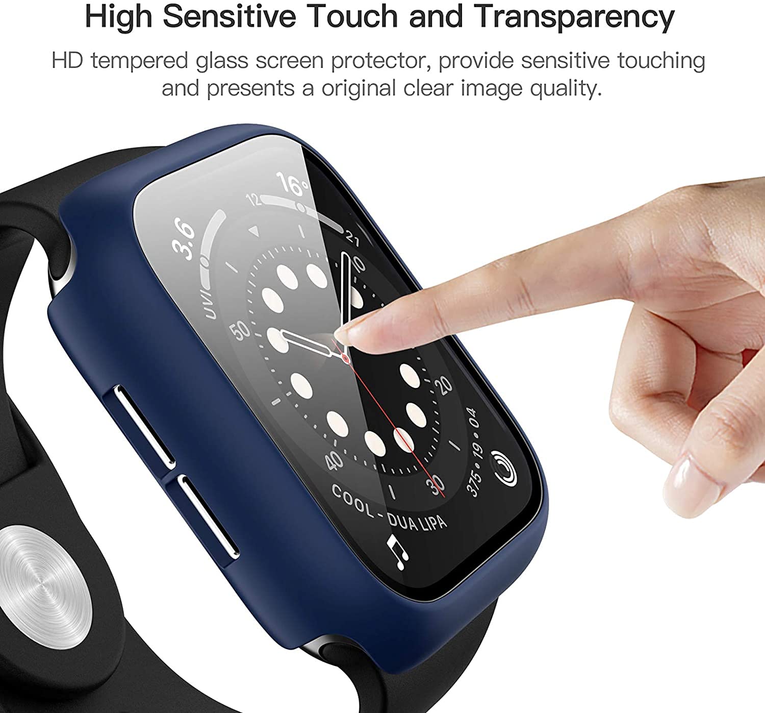 Tempered Glass+ Case For apple - Iwatch Smartwatch Series 7 recensie en prijs