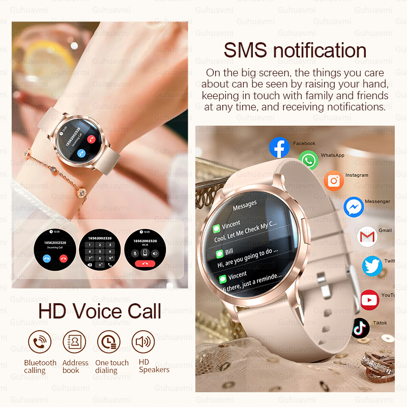 2025 New Smart Watch Women 1.3 - Smartwatch Luxury Watches For Women recensie en prijs