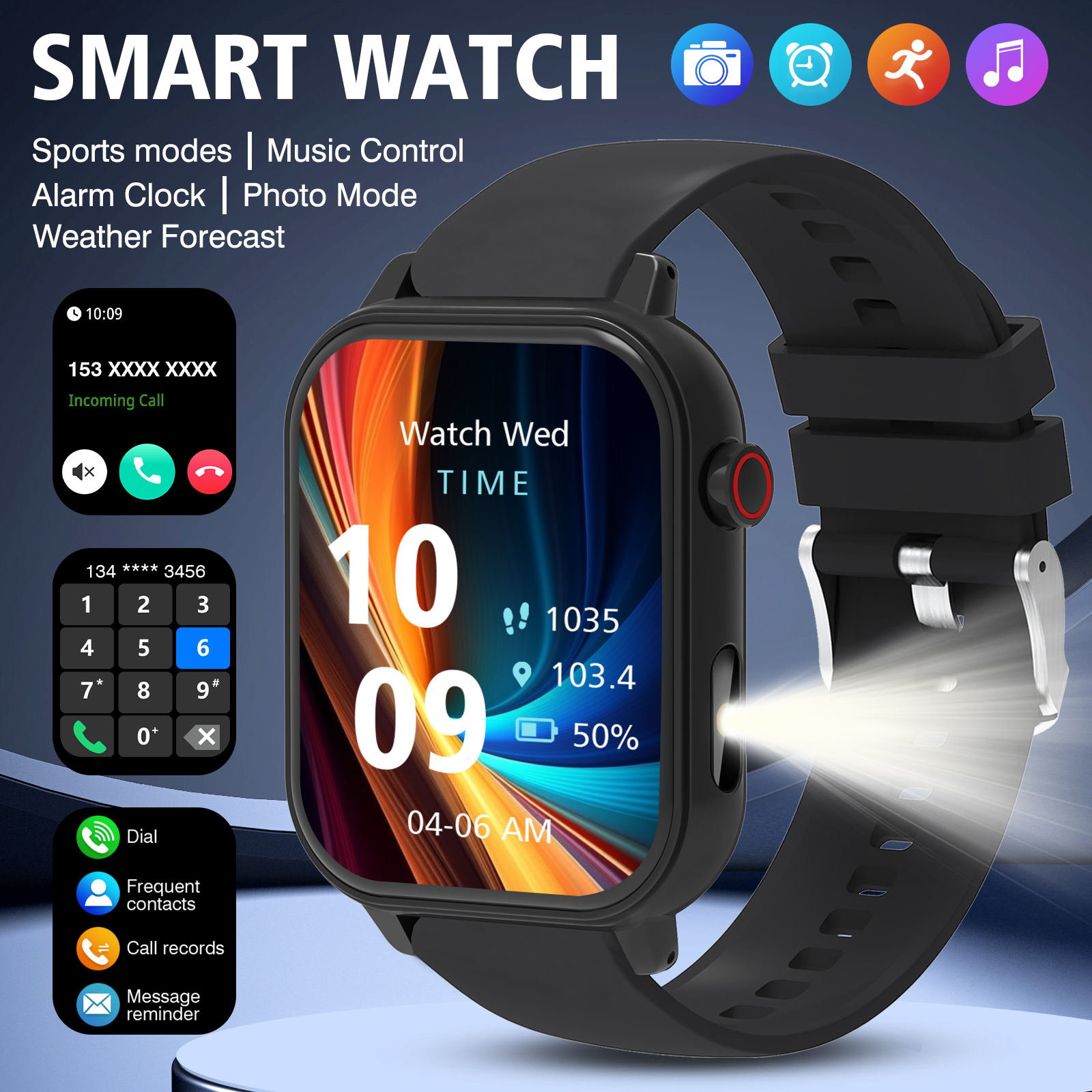 New Smartwatch for Men and Wom - Smartwatch Watches That Connect To Iphone recensie en prijs