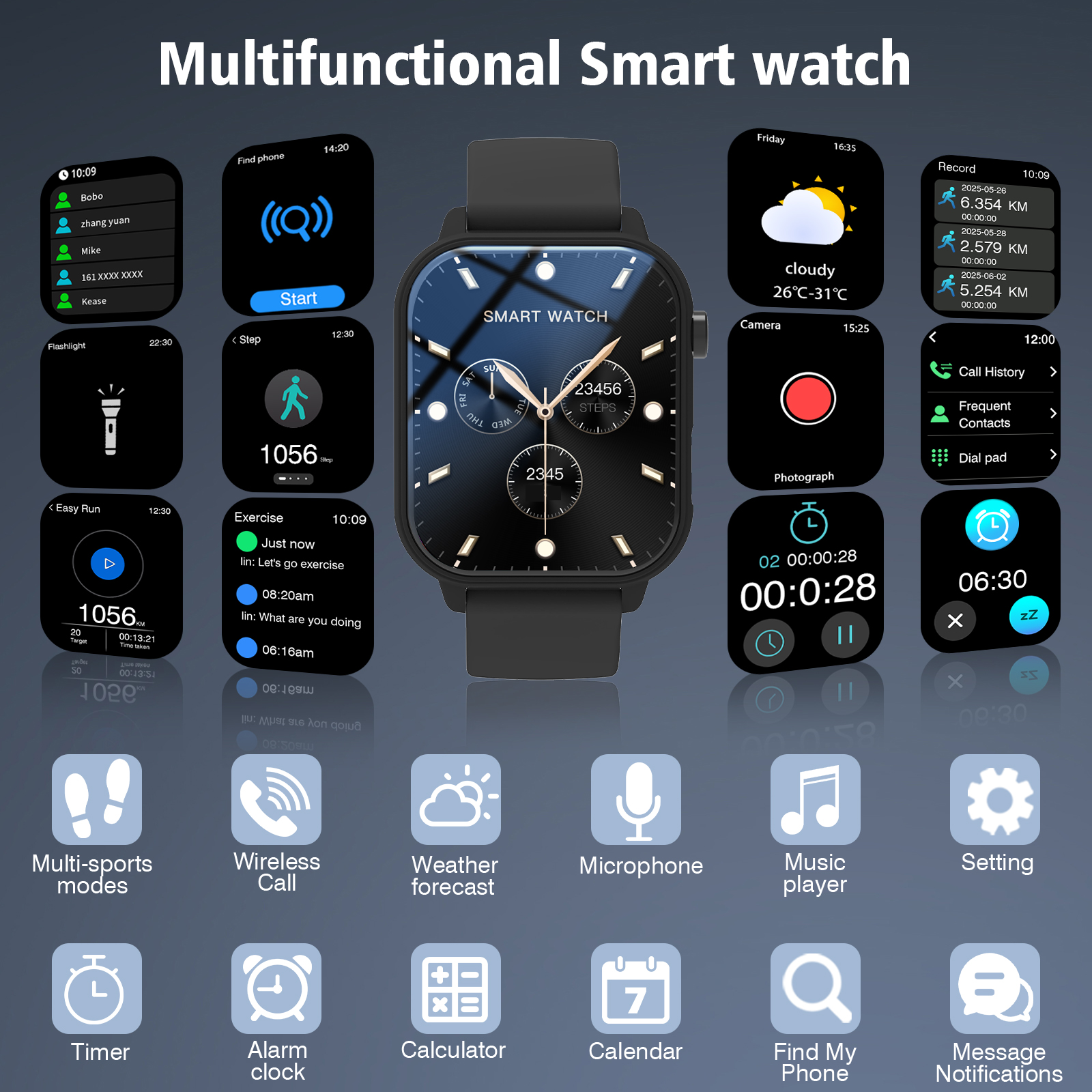New Smartwatch for Men and Wom - Smartwatch Watches That Connect To Iphone recensie en prijs