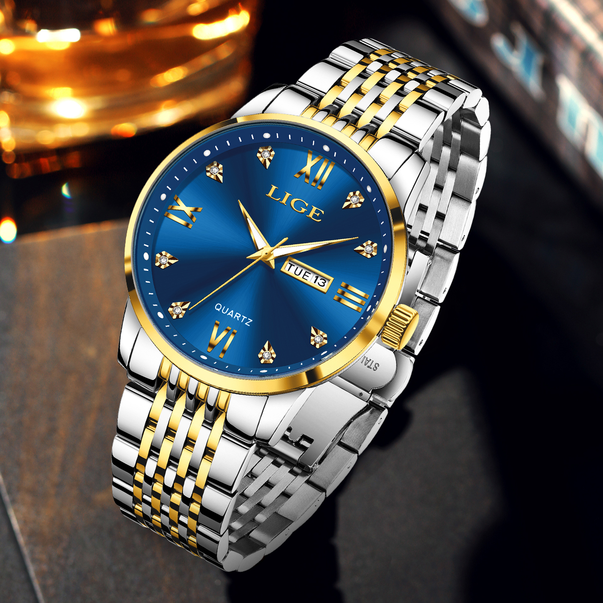 LIGE Men Watch Water Diamond L - Smartwatch Watches For Men Digital recensie en prijs