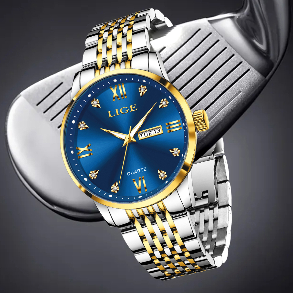 LIGE Men Watch Water Diamond L - Smartwatch Watches For Men Digital recensie en prijs