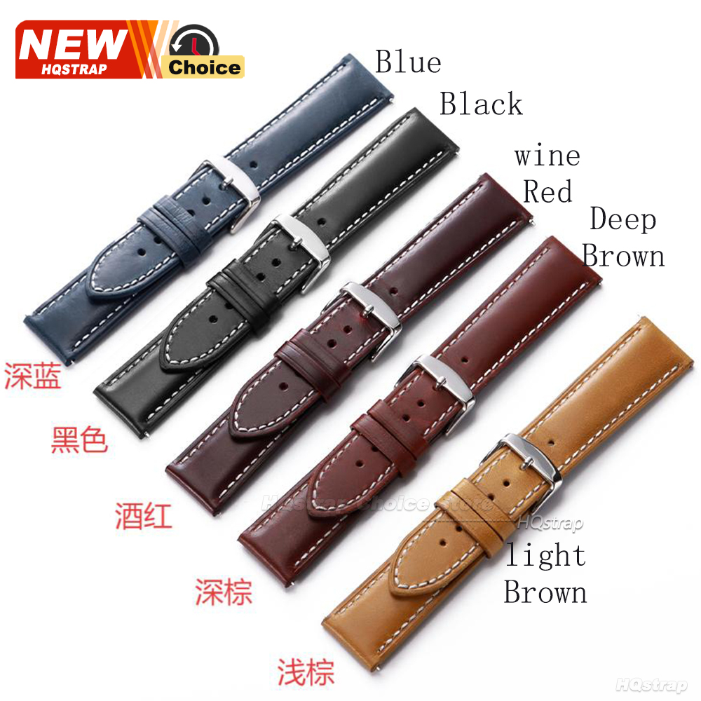 New Oil Wax Strap 16mm 18mm 20 - Watches Rolex Smartwatch recensie en prijs