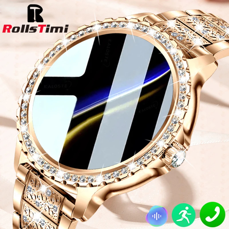 Fashion Luxury Gold Women Smar - Smartwatch Luxury Watches For Women recensie en prijs